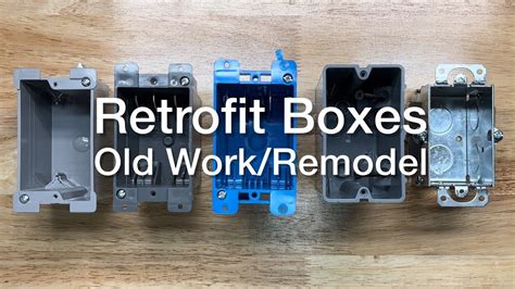 metal retrofit electrical box|old construction electrical outlet boxes.